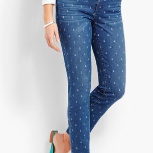 Talbots Flawless Slim Ankle Nautical Denim | Size 6